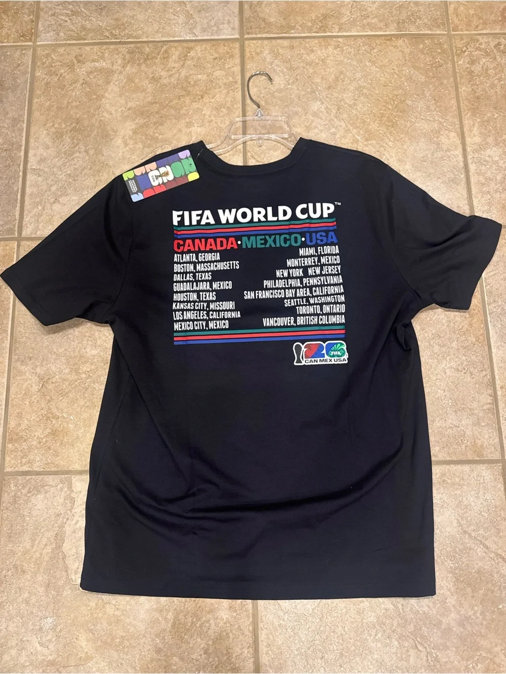 FIFA World Cup 26 Black Graphic T-Shirt